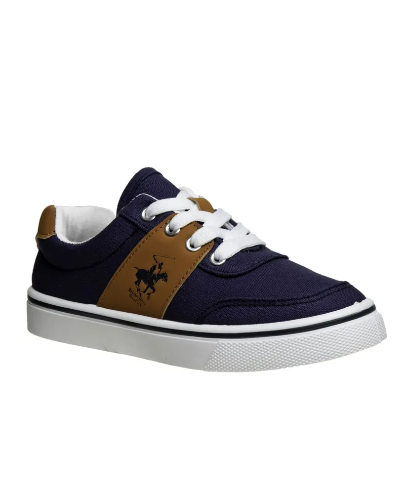 Beverly Hills Polo Club Big Boys Canvas Sneakers