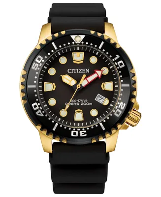 Citizen Eco-Drive Men's Promaster Diver Black Strap Watch 44mm