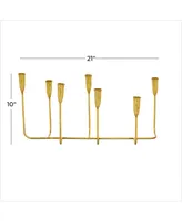 CosmoLiving by Cosmopolitan Contemporary Candlestick Holders - Gold