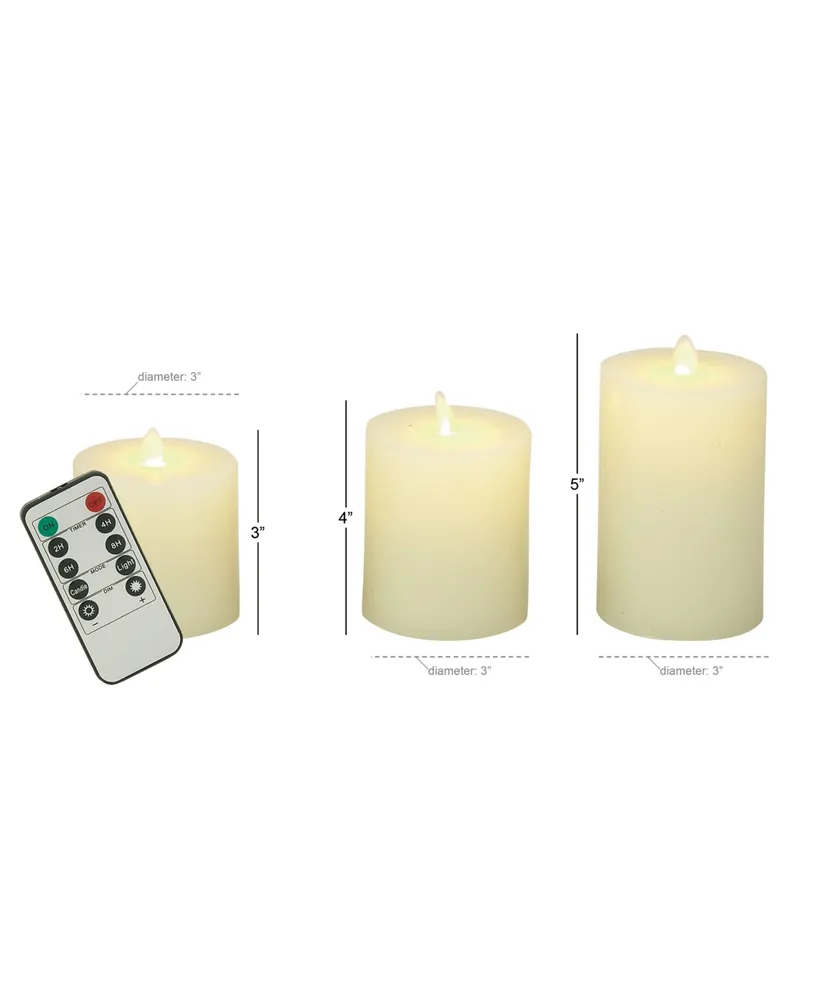 Traditional Candles, Set of 3