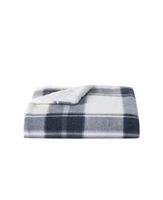 Cannon Cozy Teddy Plaid Throw