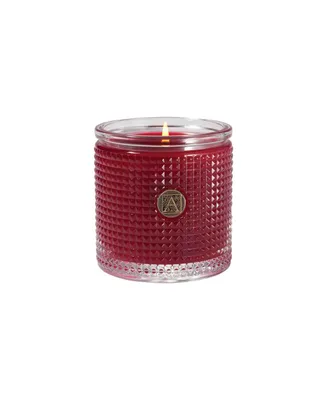 Aromatique Textured Glass Candle with Wax