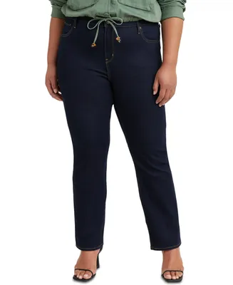 Levi's Trendy Plus 724 High-Rise Straight-Leg Jeans