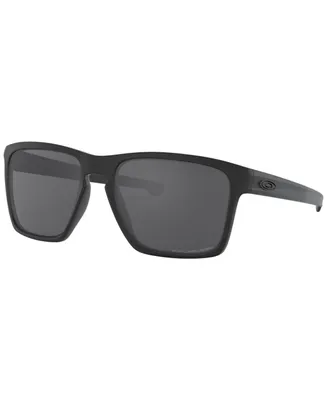 Oakley Men's Polarized Sunglasses, OO9341 Sliver Xl