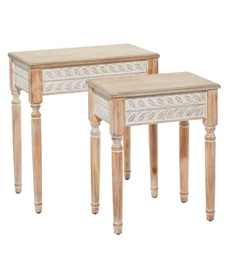 Farmhouse Accent Table, Set of 2
