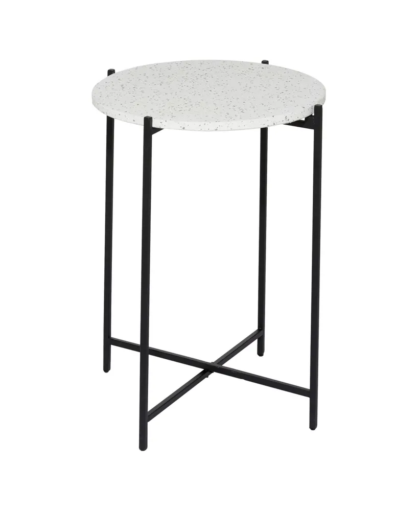 Contemporary Terrazzo Accent Table