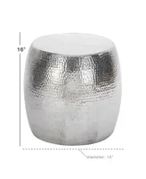 Contemporary Accent Table - Silver