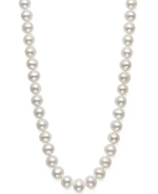 Belle de Mer Aa 18" Cultured Freshwater Pearl Strand Necklace (7-1/2-8-1/2mm)
