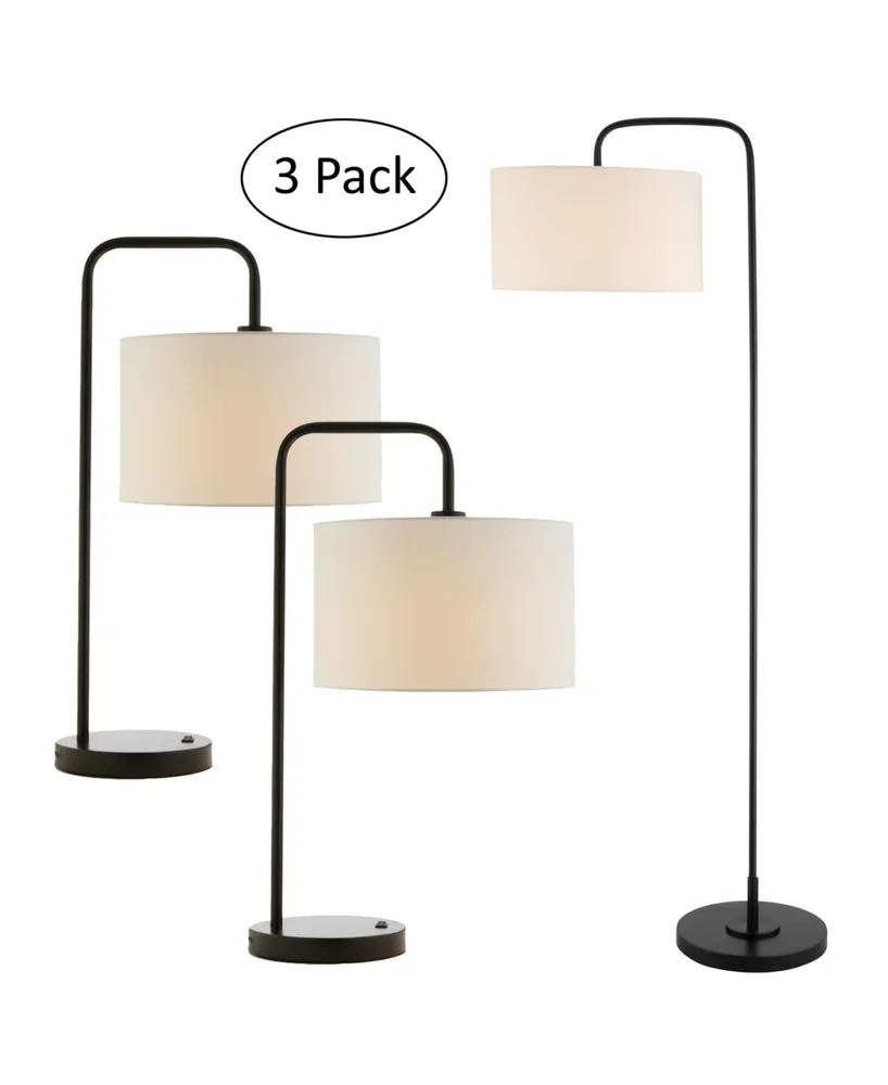 Orea Lamp Set, 3 Piece