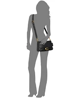 Coach Soft Tabby Leather Shoulder Bag with Removable Crossbody Strap