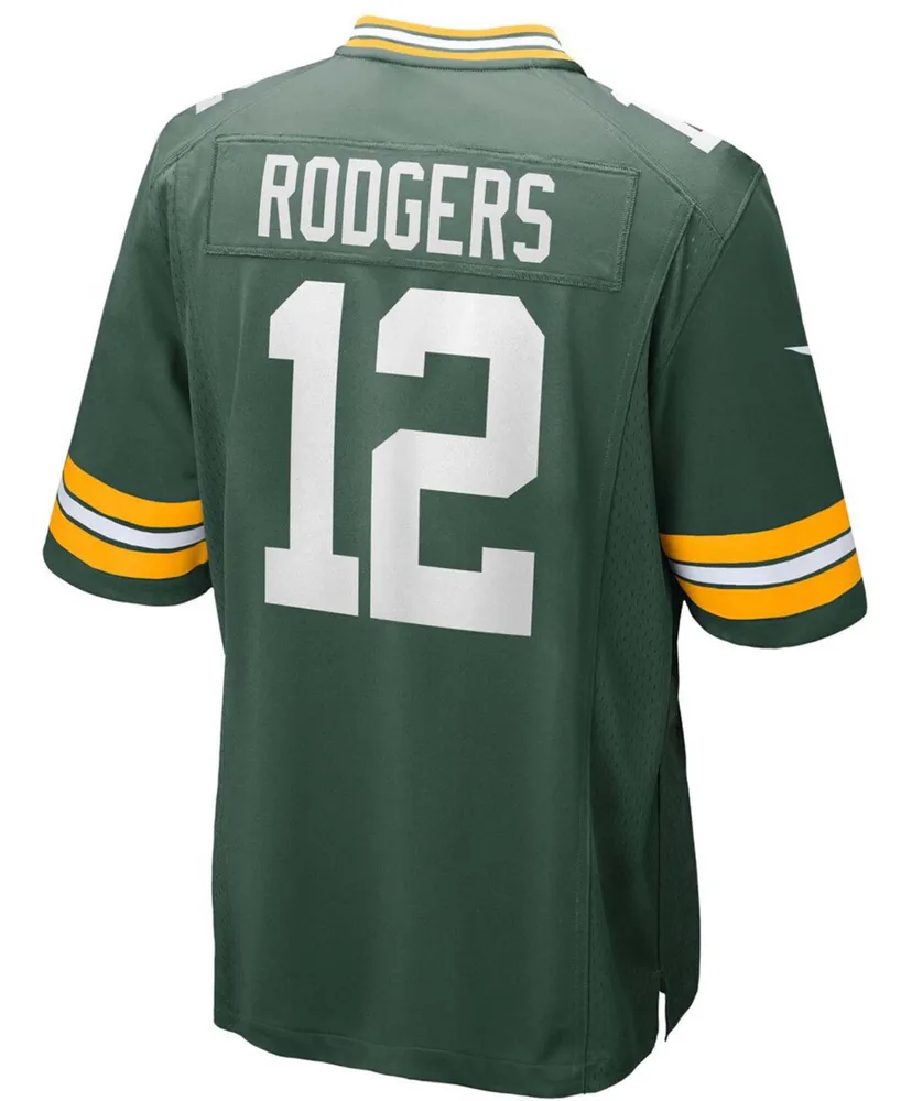 Men's Aaron Rodgers Green Green Bay Packers Game Team Jersey