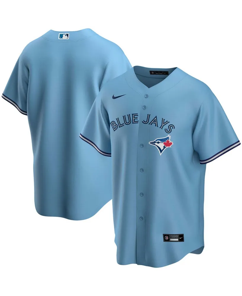 Men's Powder Blue Toronto Jays Alternate Replica Team Jersey