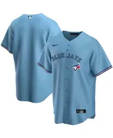 Men's Powder Blue Toronto Jays Alternate Replica Team Jersey