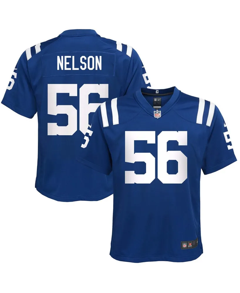 Big Boys and Girls Quenton Nelson Royal Indianapolis Colts Game Jersey