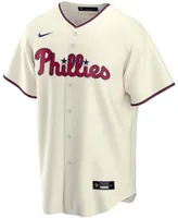 Men's Bryce Harper Cream Philadelphia Phillies Alternate Replica Player Name Jersey