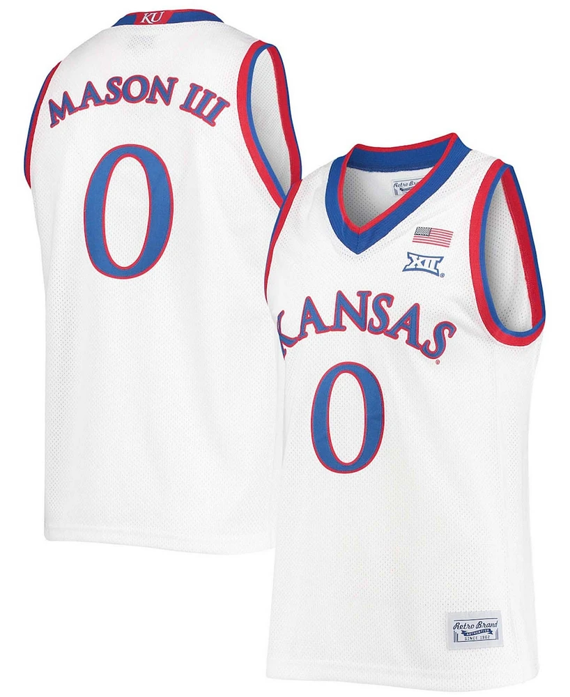 Original Retro Brand Men's Devonte' Graham Kansas Jayhawks Commemorative Classic Basketball Jersey