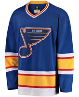 Men's Blue St. Louis Blues Premier Breakaway Heritage Blank Jersey