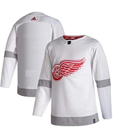 Men's White Detroit Red Wings 2020/21 Reverse Retro Authentic Jersey