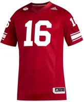 Men's #16 Red Louisville Cardinals Premier Strategy Football Jersey