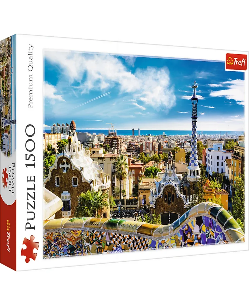 Barcelona View from Park Güell 1000 Piece Jigsaw Puzzle
