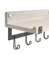 Spectrum Rowan Wall Mount Valet Hook Station