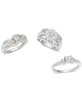 Diamond Promise Ring in 10k White gold (1/4 ct. t.w.)