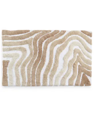 Hotel Collection Sculpted Marble Bath Rug, 22" x 36", Created for Macy's