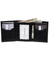 Calvin Klein Men's Soft Milled Trifold Wallet