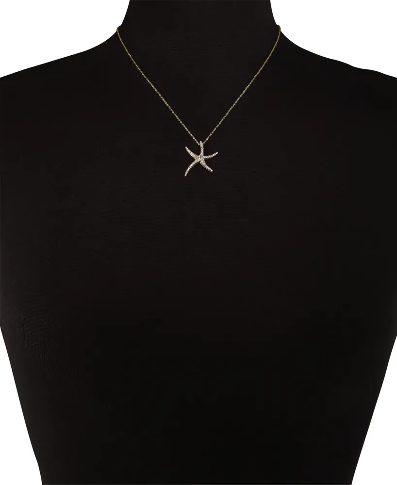 Effy D'Oro 14K Yellow Gold Diamond Starfish Pendant, 0.51 TCW –  effyjewelry.com
