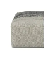 Sabella Square Woven Outdoor and Indoor Pouf