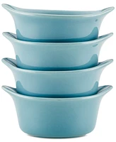 Rachael Ray Ceramics Round Ramekin Dipper Cups, Set of 4