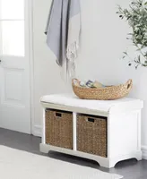 Traditional Wood Storage Bench