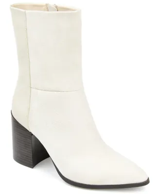 Journee Collection Women's Sharlie Two-Tone Booties