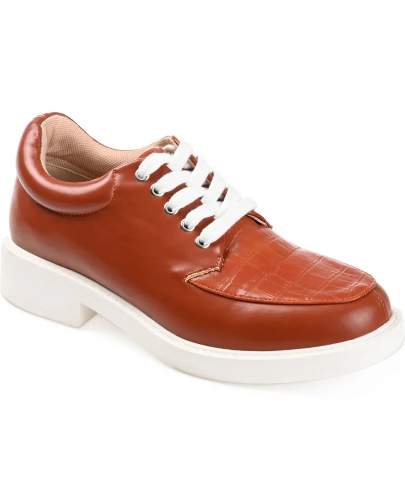 Journee Collection Women's Aliah Lace Up Oxfords