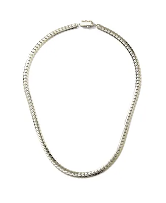 Eliot Danori Plain Curb Link Necklace, Created for Macy's - Silver