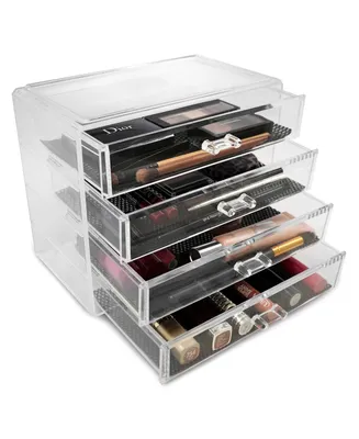 Sorbus Makeup and Jewelry Storage Case Display