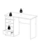 Tvilum Warner 4-Drawer Desk