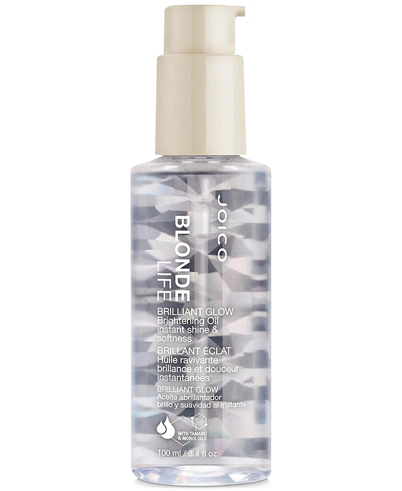 Joico Blonde Life Brilliant Glow Brightening Oil, 3.4-oz