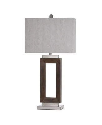 Molded Hollow Rectangle Table Lamp