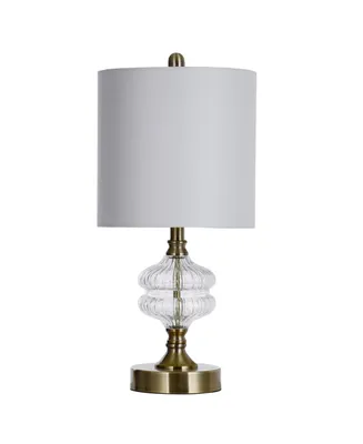Traditional Satin Brass Table Lamp