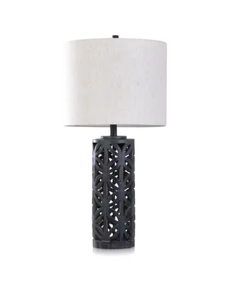 Aasha Malta Black Table Lamp