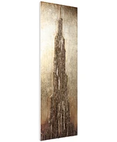 Empire Art Direct Stratified Metallic Handed Painted Rugged Wooden Wall Art, 72" x 22" x 2.8"
