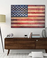 Empire Art Direct 'American Dream' Arte De Legno Digital Print on Solid Wood Wall Art - 45" x 30"