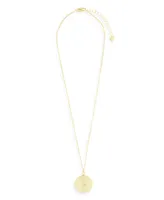 Catalina 14K Gold Plated Coin Pendant Necklace - Gold