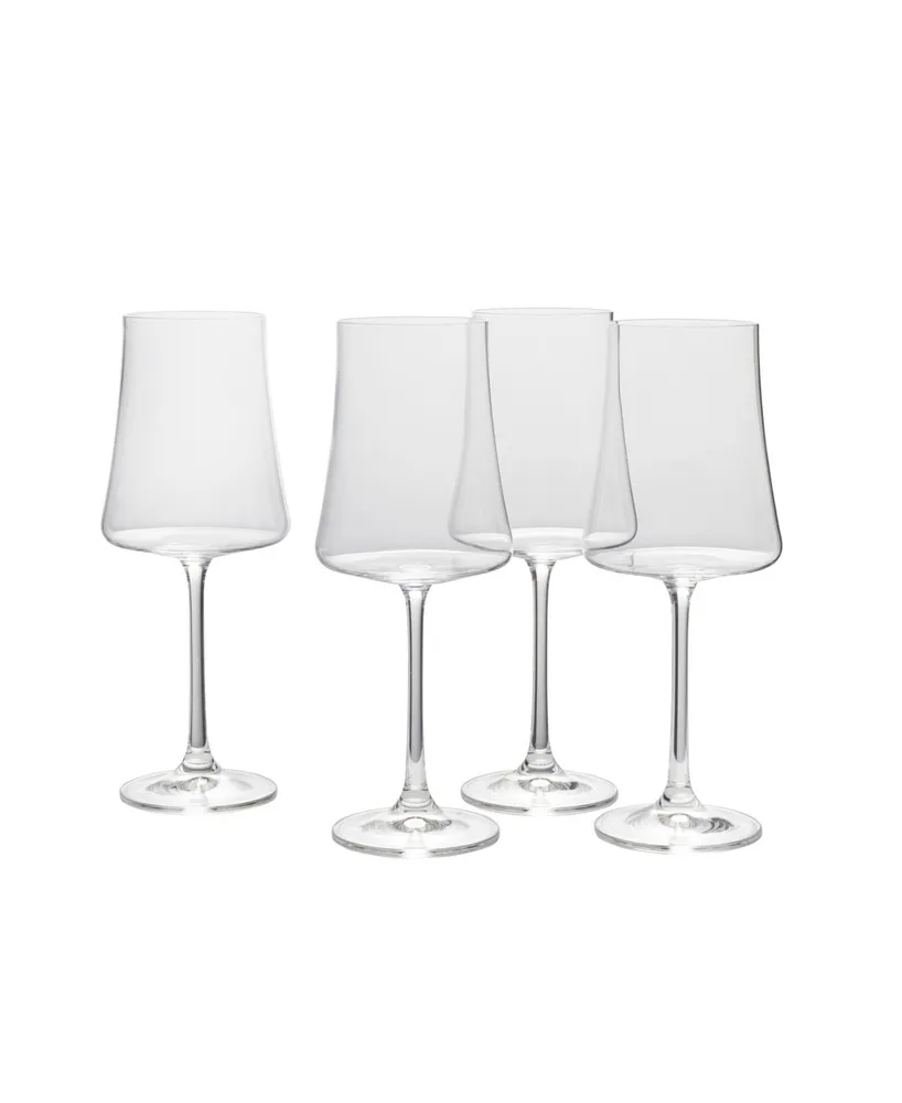 Mikasa Aline White Wine Glasses Set of 4, 16 oz