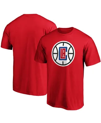 Men's Red La Clippers Primary Team Logo T-shirt