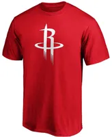 Men's Red Houston Rockets Primary Team Logo T-shirt