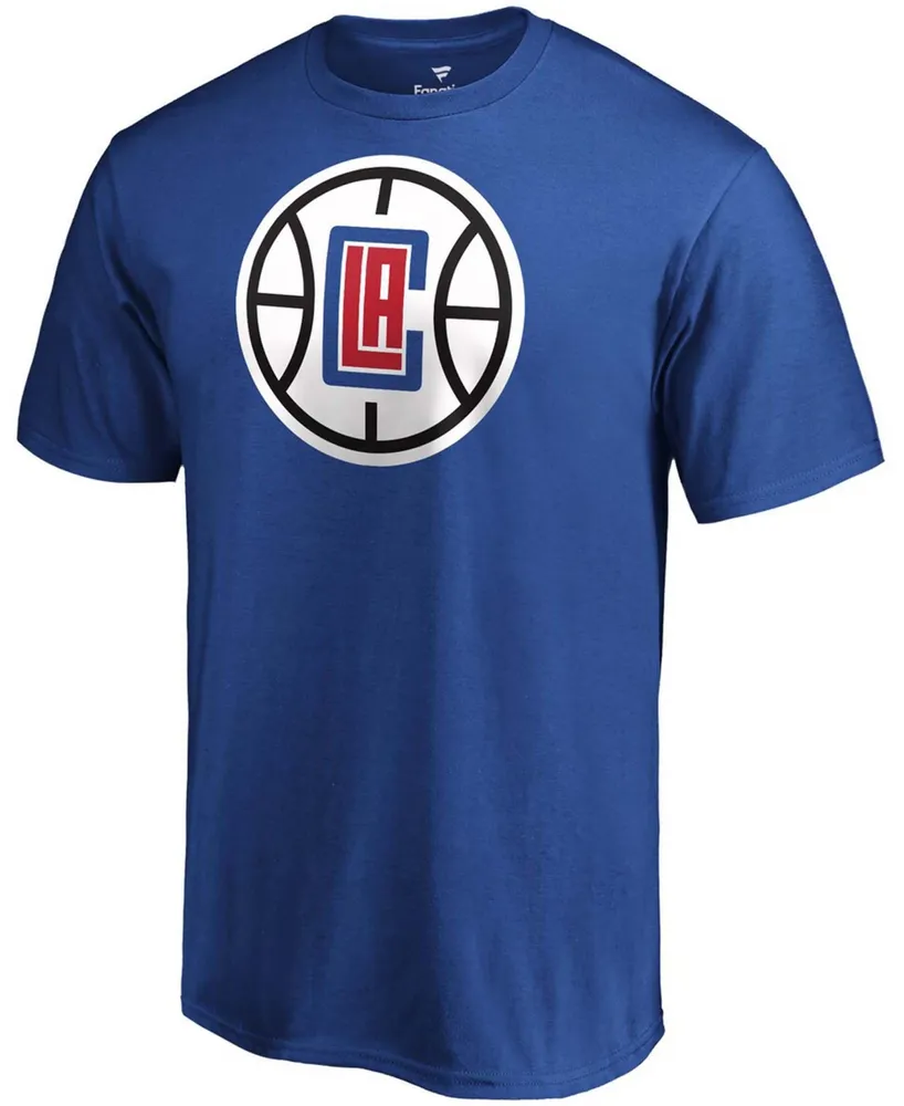 Men's Kawhi Leonard Blue La Clippers Playmaker Name and Number T-shirt