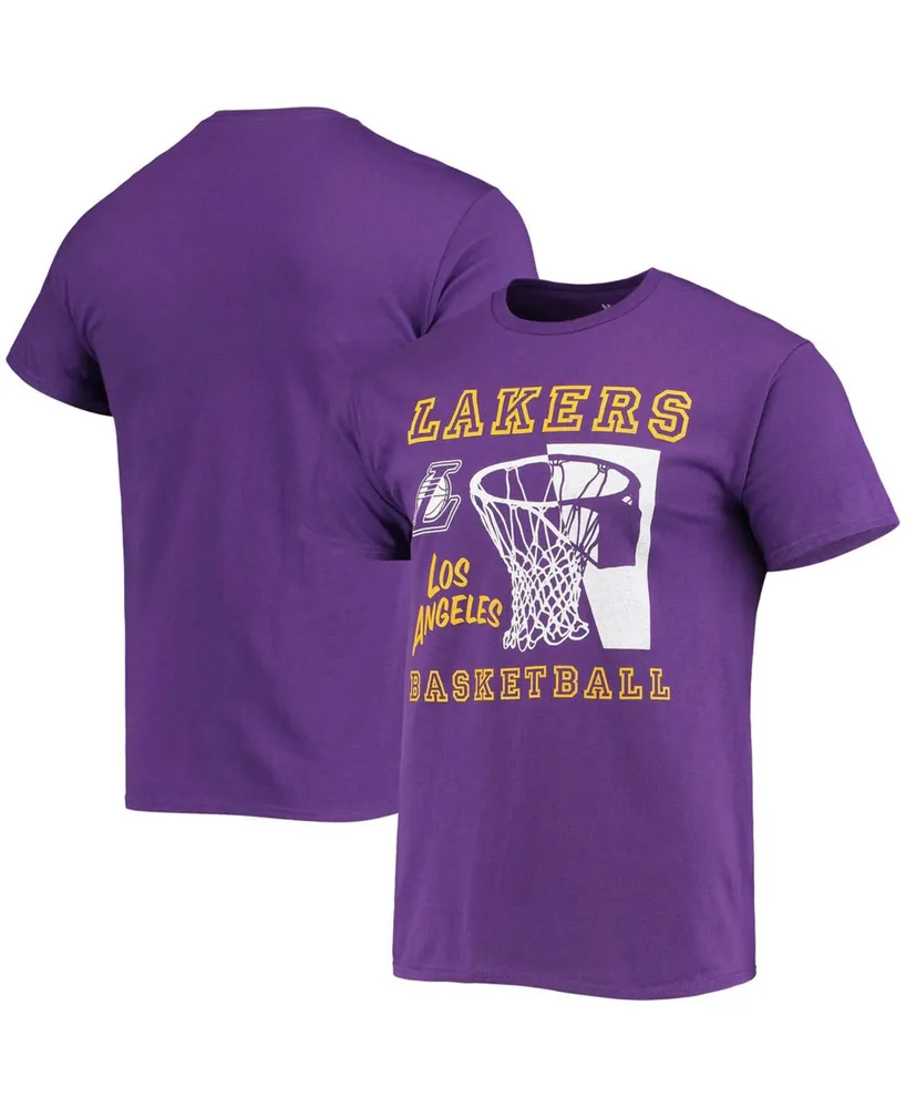 Men's Purple Los Angeles Lakers Slam Dunk T-shirt