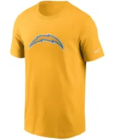 Men's Gold Los Angeles Chargers Primary Logo T-shirt